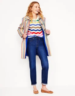 Alice Fluffy Raglan Sweater-Rainbow Wave-Boden Outlet