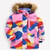 All-Weather Waterproof Coat-Cosmos Pink Ski Camo-Boden Best Sale
