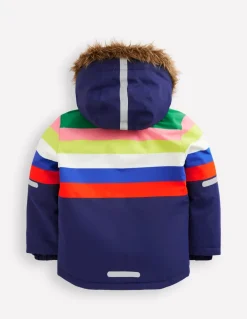 All-Weather Waterproof Coat-Rainbow Stripe-Boden Best Sale