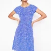 Amelie Jersey Dress-Gallery Blue, Heart Cluster-Boden Sale