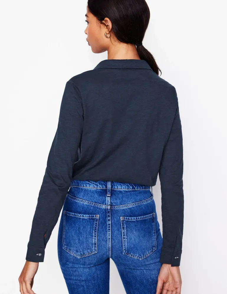 Amy Jersey Shirt--Boden Fashion