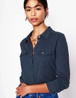 Amy Jersey Shirt--Boden Fashion