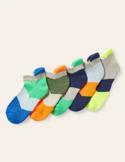 Ankle Socks 5 Pack-Multi Chevron-Boden Cheap