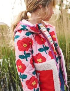 Annabelle Borg Mix Jacket-Vintage Pink Cut Out Flower-Boden Online