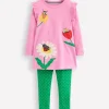 Appliqué Tunic and Legging Set-Vintage Mauve Bugs-Boden Hot