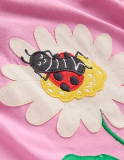 Appliqué Tunic and Legging Set-Vintage Mauve Bugs-Boden Hot