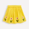 Applique Skirt-Tropical Yellow Flowers-Boden Best