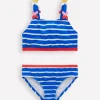 Applique Strap Bikini-Gallery Blue Stripe Butterfly-Boden Clearance