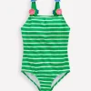 Applique Strap Swimsuit-Sapling Green Stripe Hearts-Boden Sale
