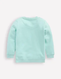 Applique Sweatshirt-Spring Green Daisy Fairy-Boden Online