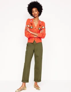 Barnsbury Chino Pants-Woodland Green-Boden Best Sale