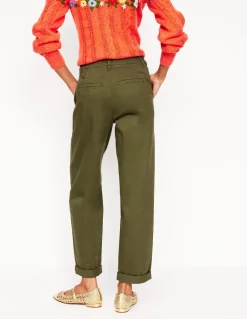 Barnsbury Chino Pants-Woodland Green-Boden Best Sale