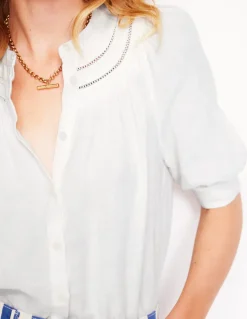 Bea Linen Top--Boden New