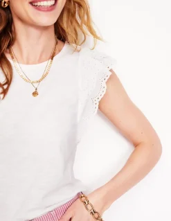Belle Broderie Sleeve Top--Boden Best Sale