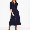 Belted Ponte Shirt Dress--Boden Flash Sale