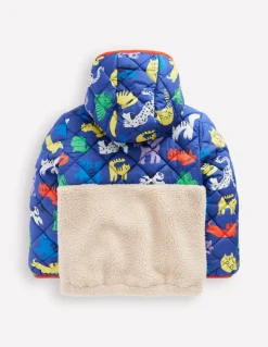Borg Mix Jacket-Rainbow Pets-Boden Outlet