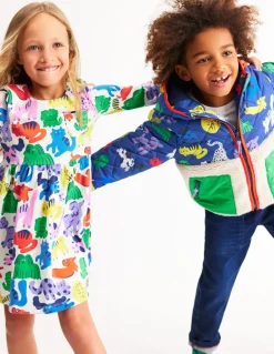 Borg Mix Jacket-Rainbow Pets-Boden Outlet