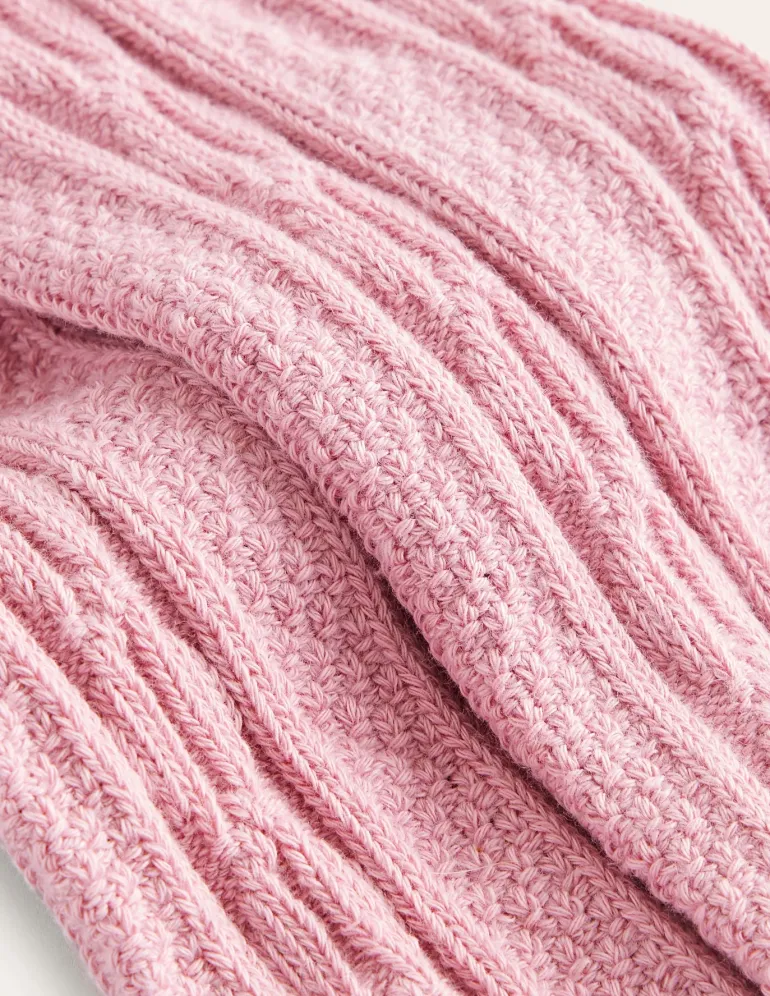 Cable Footless Tights-Vintage Pink-Boden Sale