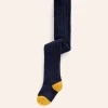 Cable Knit Tights-College Navy-Boden Online