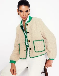 Chelsea Casual Jacket-Neutral Borg-Boden Outlet