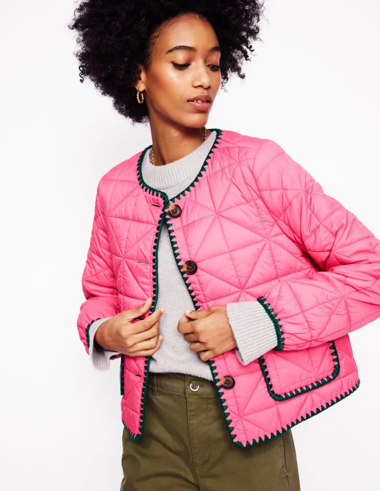 Chelsea Casual Jacket-Sorbet Pink-Boden Shop