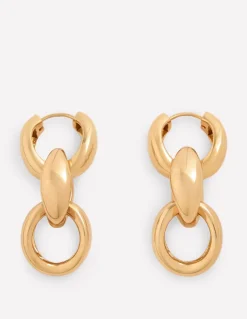 Chunky Chain-Link Earrings--Boden Best