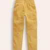 Chunky Cord Pull On Pants-Honeycomb Yellow Foxes-Boden Hot
