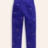 Chunky Cord Pull On Pants-Sapphire Blue Toadstool-Boden Flash Sale