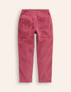 Chunky Cord Pull On Pants-Rose Petal Pink-Boden Discount
