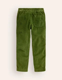 Chunky Cord Pull On Pants-Leaf Green-Boden New