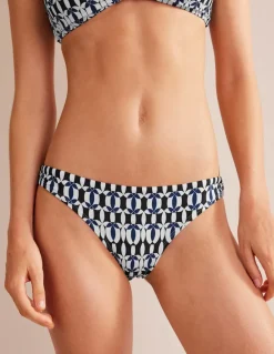 Classic Bikini Bottoms-Black, White Geo-Boden Clearance