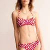 Classic Bikini Bottoms-Flame Scarlet, Maze-Boden New
