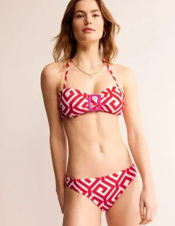 Classic Bikini Bottoms-Flame Scarlet, Maze-Boden New