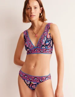 Classic Bikini Bottoms-Mandarin Red, Botanical Sprig-Boden Online