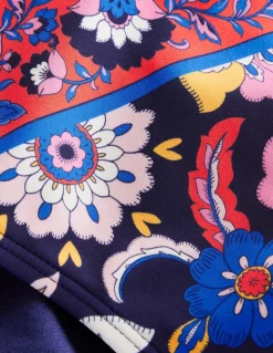 Classic Bikini Bottoms-Mandarin Red, Botanical Sprig-Boden Online