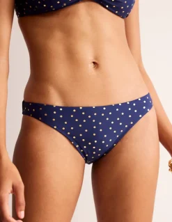 Classic Bikini Bottoms-Navy Foil Spot-Boden Online