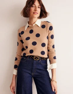 Classic Leather Belt-Black and Camel Spot-Boden Cheap