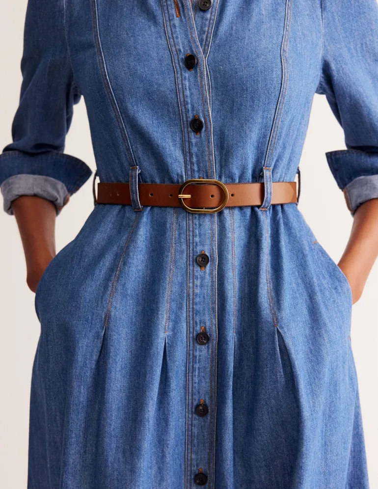 Classic Leather Belt--Boden Cheap