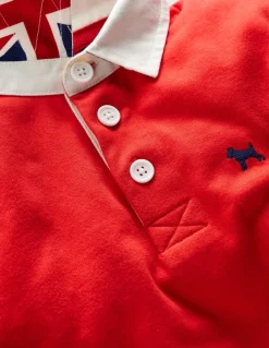 Classic Rugby Shirt-Rockabilly Red-Boden Online