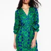 Cleo Tie Waist Linen Dress-Aleo, Structured Meadow-Boden Store