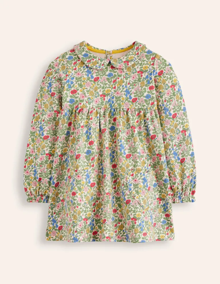 Collared Tunic-Multi Meadow Floral-Boden Sale