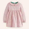 Collared Tunic-Vintage Pink/ Oatmeal Stripe-Boden Best Sale