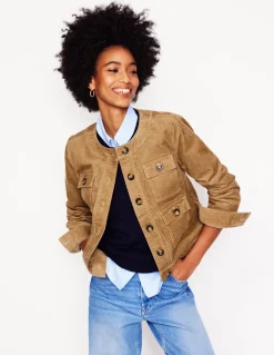 Collarless Casual Jacket--Boden Clearance