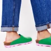 Colour Block Clogs-Rich Emerald-Boden Best Sale