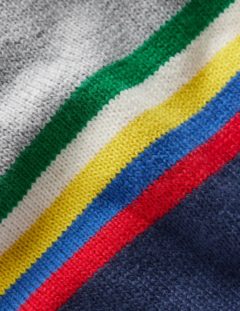Colour Block Sweater-College Navy-Boden Flash Sale