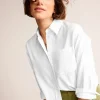 Connie Relaxed Cotton Shirt--Boden Hot