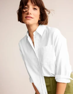 Connie Relaxed Cotton Shirt--Boden Hot