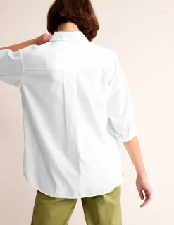 Connie Relaxed Cotton Shirt--Boden Hot