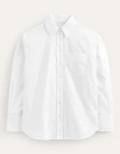 Connie Relaxed Cotton Shirt--Boden Hot