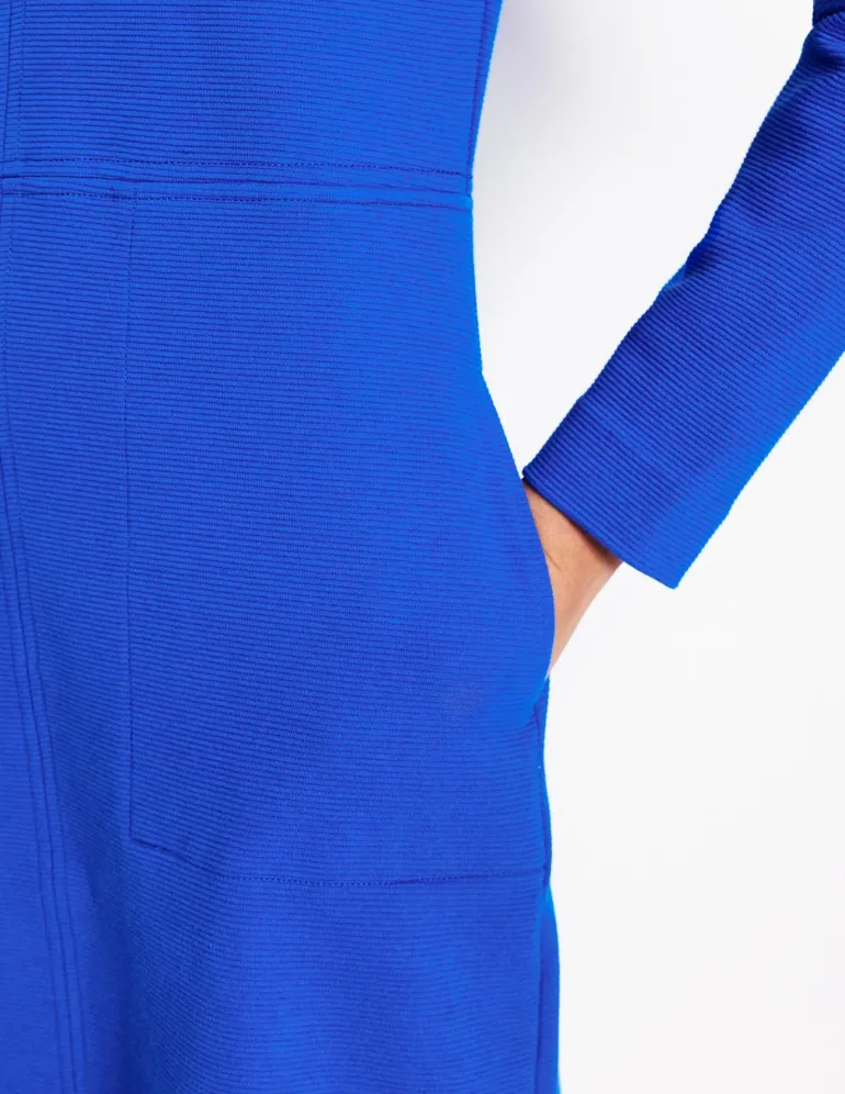 Cornelia Ottoman Dress-Gallery Blue-Boden Online